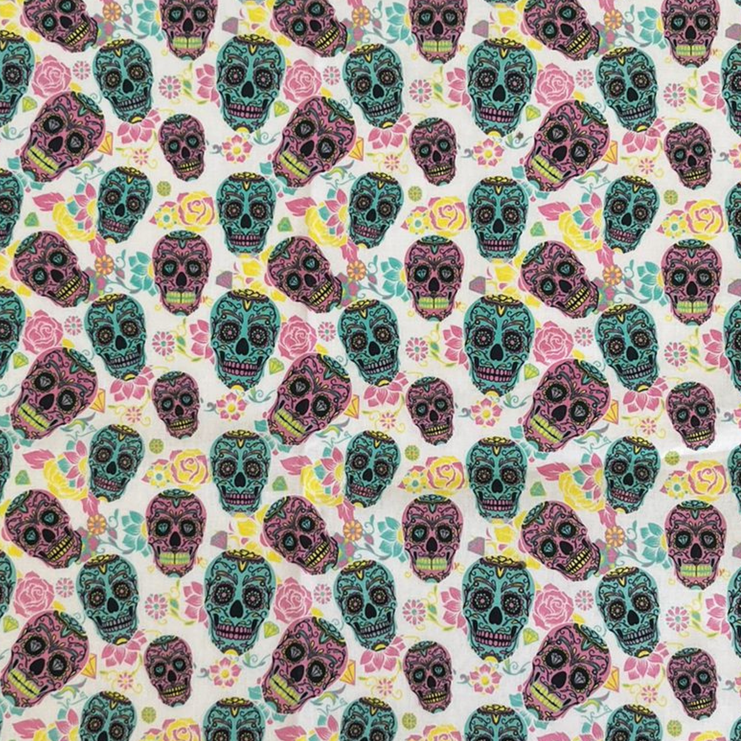 Furoshiki motif calaveras