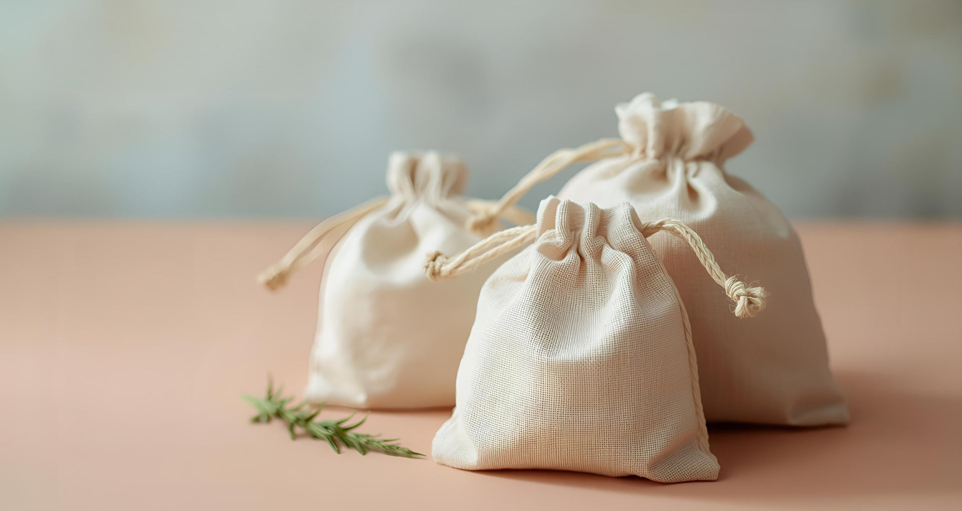 Pochons en tissu