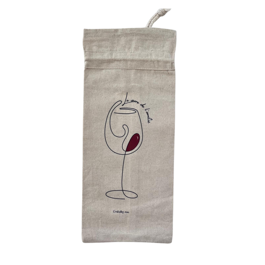 Emballage bouteille 75cl " Le verre de l'amitié"